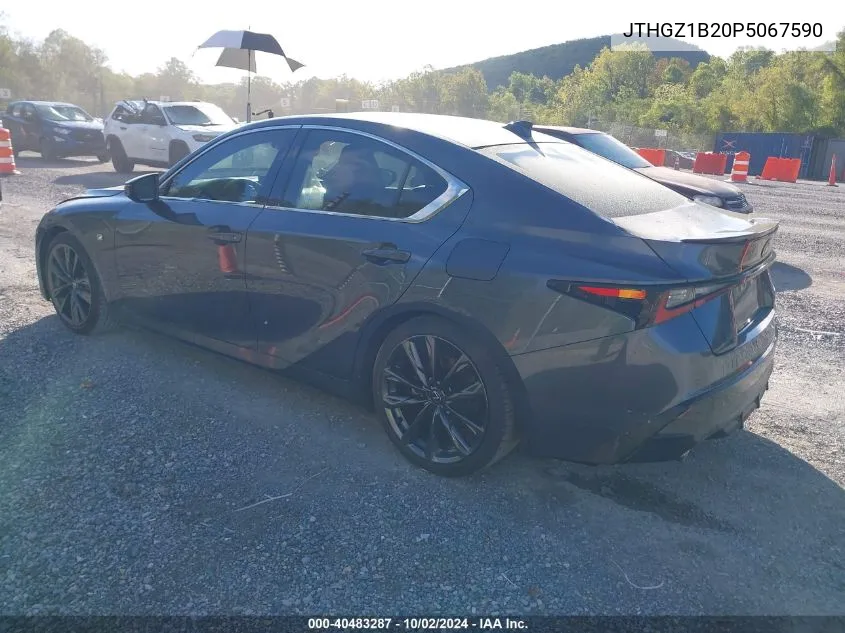 JTHGZ1B20P5067590 2023 Lexus Is 350 F Sport