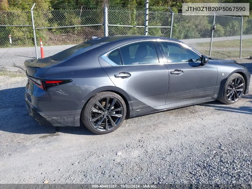 2023 Lexus Is 350 F Sport VIN: JTHGZ1B20P5067590 Lot: 40483287