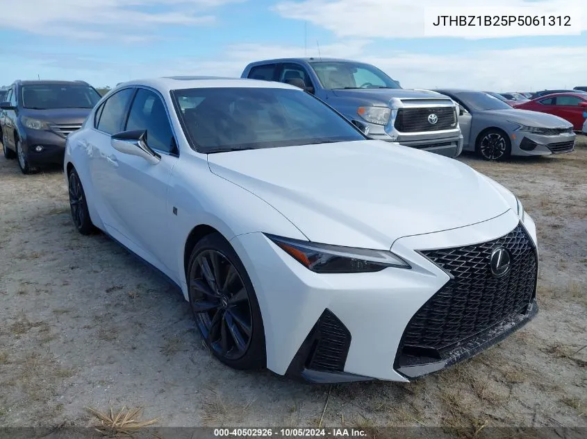 2023 Lexus Is 350 F Sport Design/350 F VIN: JTHBZ1B25P5061312 Lot: 40502926