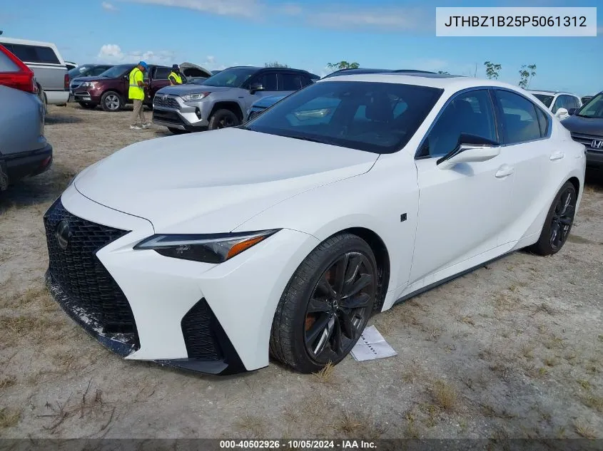 2023 Lexus Is 350 F Sport Design/350 F VIN: JTHBZ1B25P5061312 Lot: 40502926