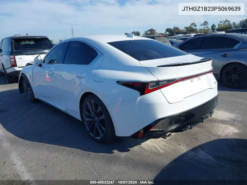 2023 Lexus Is Is 350 F Sport VIN: JTHGZ1B23P5069639 Lot: 40533247