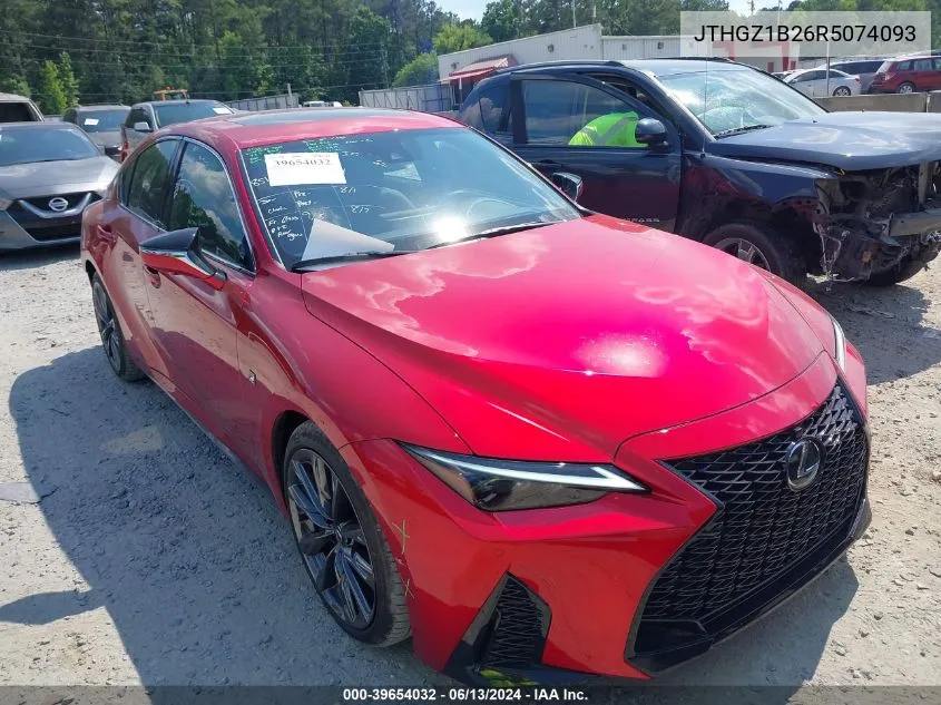 2024 Lexus Is 350 F Sport VIN: JTHGZ1B26R5074093 Lot: 39654032