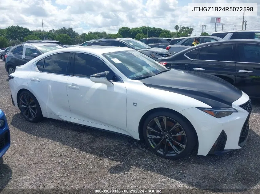 JTHGZ1B24R5072598 2024 Lexus Is 350 F Sport