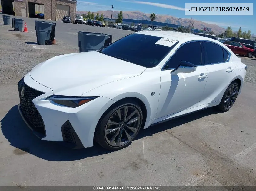 2024 Lexus Is 350 F Sport VIN: JTHGZ1B21R5076849 Lot: 40091444