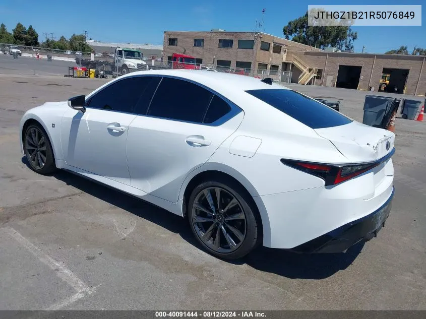 2024 Lexus Is 350 F Sport VIN: JTHGZ1B21R5076849 Lot: 40091444