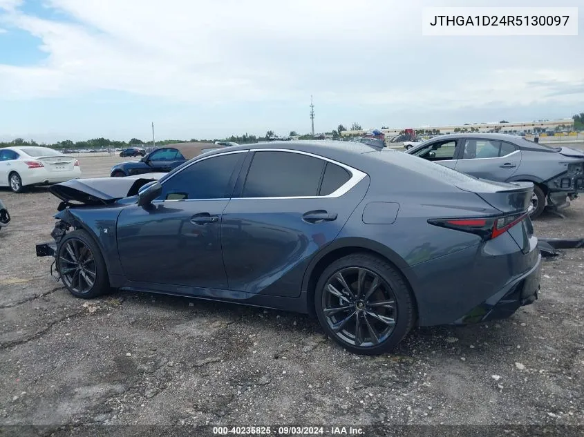 2024 Lexus Is 300 F Sport VIN: JTHGA1D24R5130097 Lot: 40235825