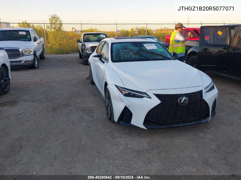 2024 Lexus Is 350 F Sport VIN: JTHGZ1B20R5077071 Lot: 40280642