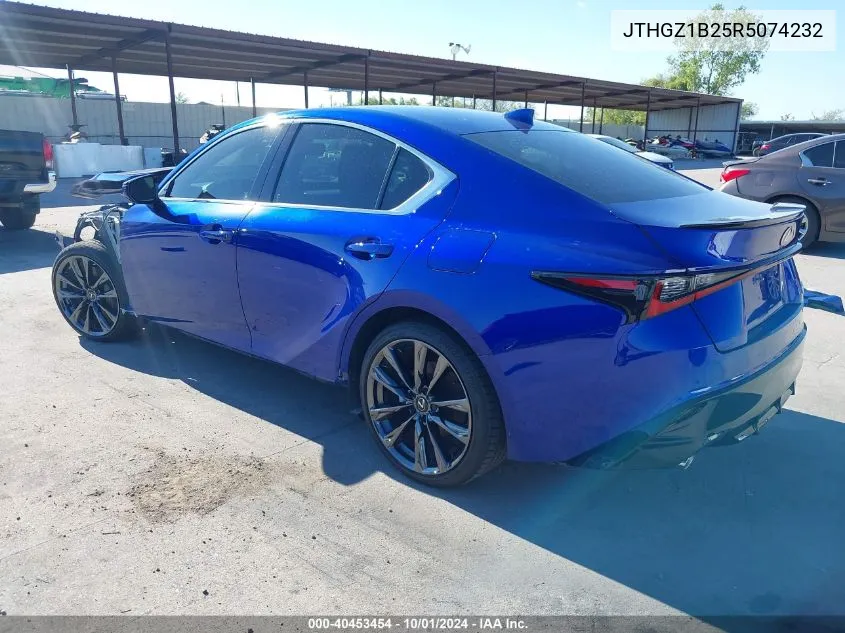 2024 Lexus Is 350 350 F Sport Design/350 F VIN: JTHGZ1B25R5074232 Lot: 40453454