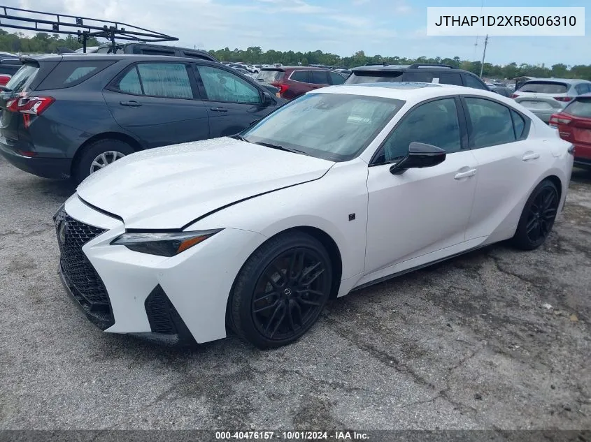 2024 Lexus Is 500 F Sport/500 F Sport P VIN: JTHAP1D2XR5006310 Lot: 40476157