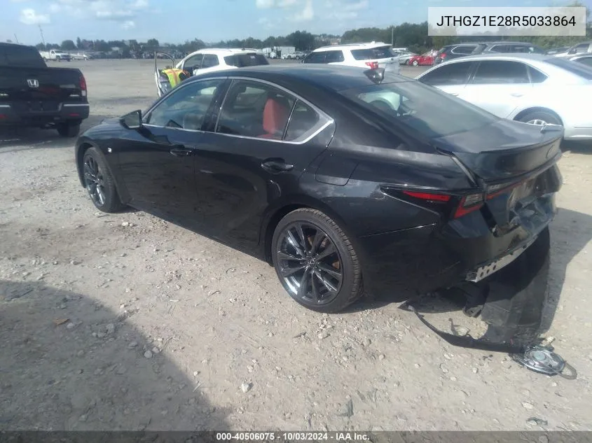 2024 Lexus Is 350 F Sport VIN: JTHGZ1E28R5033864 Lot: 40506075