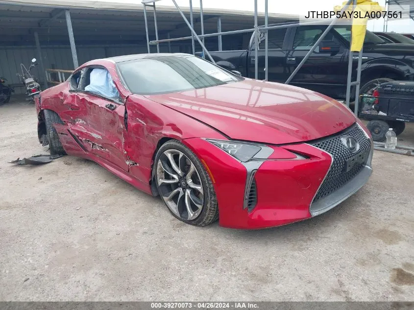 JTHBP5AY3LA007561 2020 Lexus Lc 500