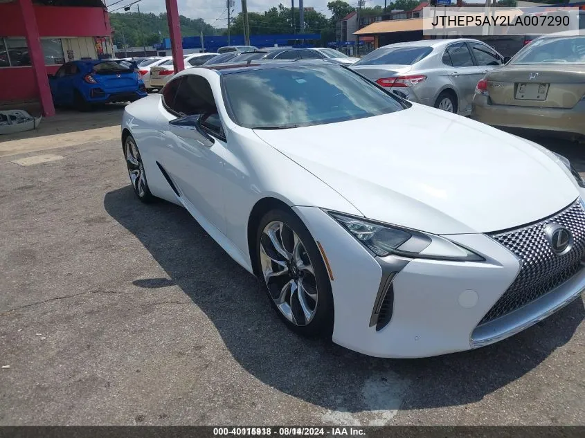 JTHEP5AY2LA007290 2020 Lexus Lc 500 Sport