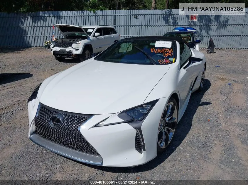 JTHMPAAY9NA105286 2022 Lexus Lc 500