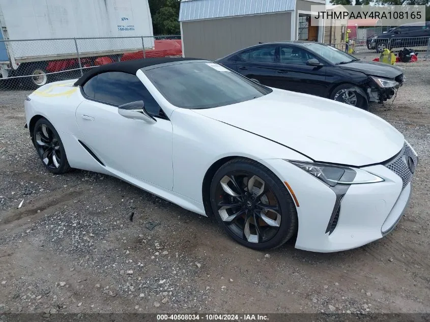 JTHMPAAY4RA108165 2024 Lexus Lc 500