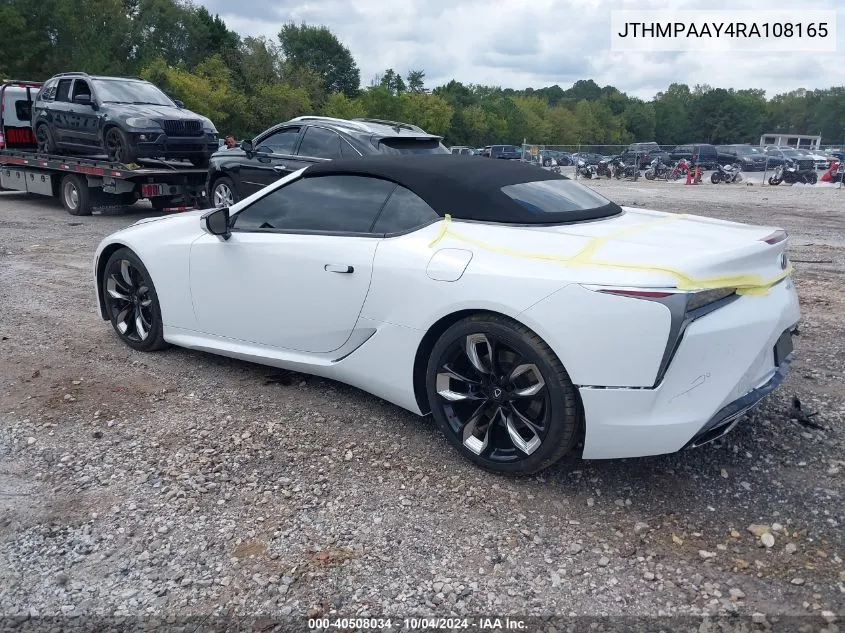 JTHMPAAY4RA108165 2024 Lexus Lc 500