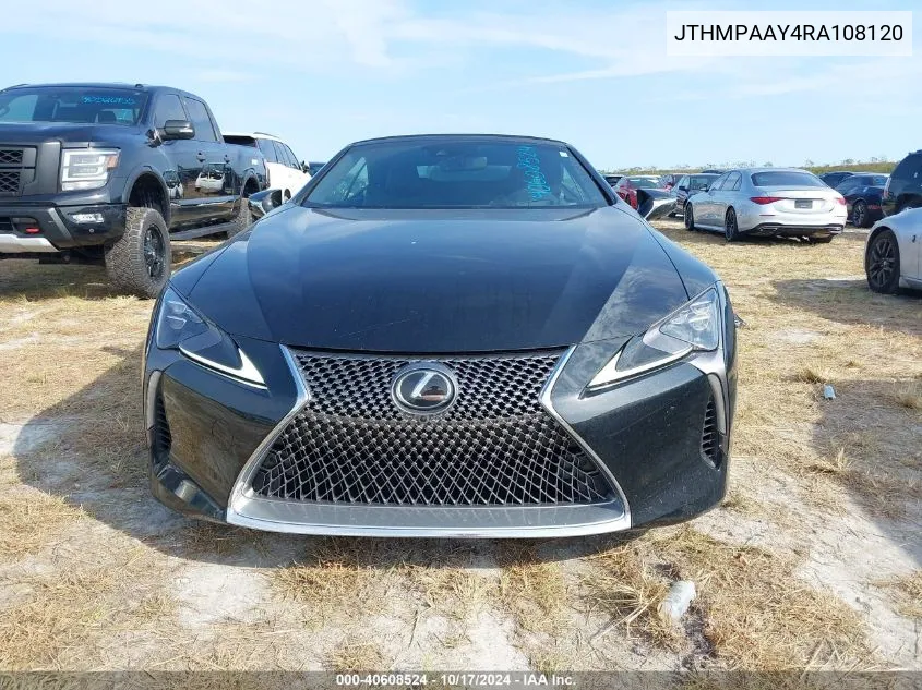 2024 Lexus Lc 500 VIN: JTHMPAAY4RA108120 Lot: 40608524