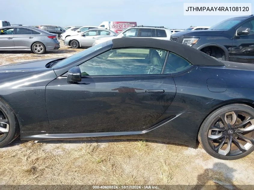 2024 Lexus Lc 500 VIN: JTHMPAAY4RA108120 Lot: 40608524