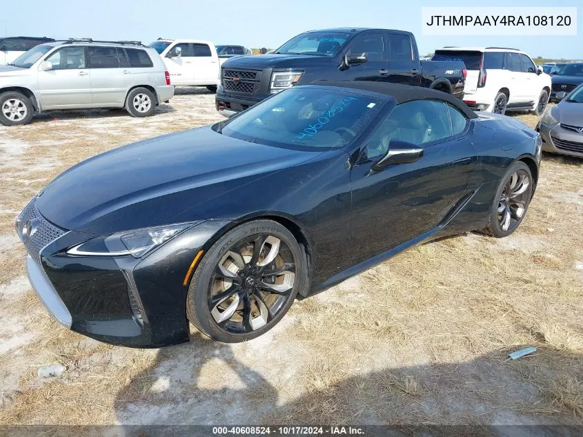 2024 Lexus Lc 500 VIN: JTHMPAAY4RA108120 Lot: 40608524