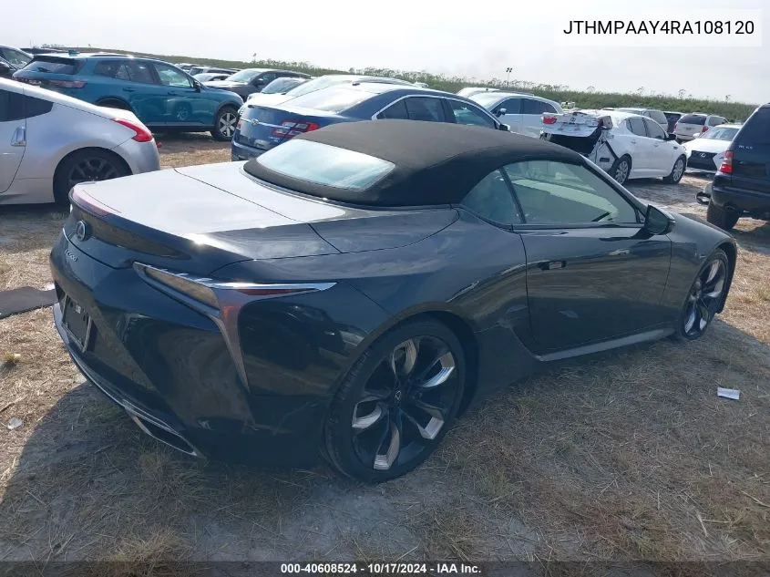 2024 Lexus Lc 500 VIN: JTHMPAAY4RA108120 Lot: 40608524