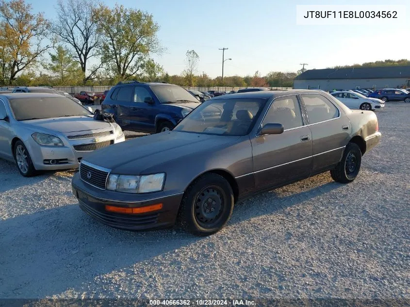 1990 Lexus Ls 400 VIN: JT8UF11E8L0034562 Lot: 40666362