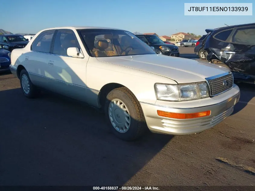 1992 Lexus Ls 400 VIN: JT8UF11E5NO133939 Lot: 40158837