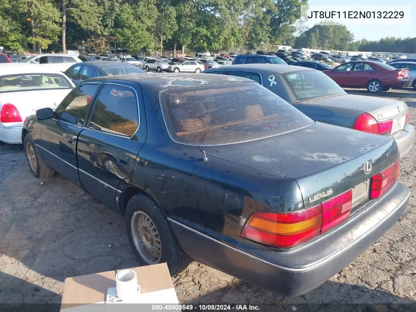 1992 Lexus Ls 400 VIN: JT8UF11E2N0132229 Lot: 40509549