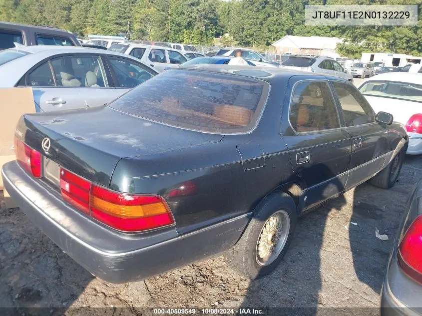 1992 Lexus Ls 400 VIN: JT8UF11E2N0132229 Lot: 40509549