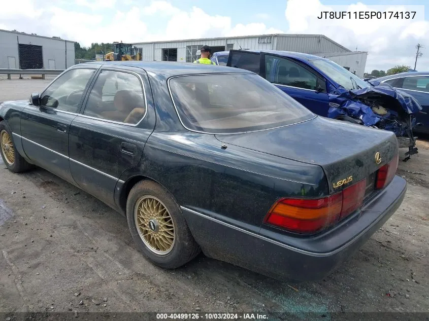 1993 Lexus Ls 400 VIN: JT8UF11E5P0174137 Lot: 40499126