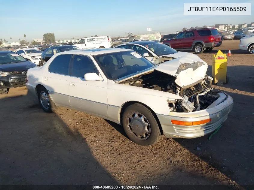 1993 Lexus Ls 400 VIN: JT8UF11E4P0165509 Lot: 40685200