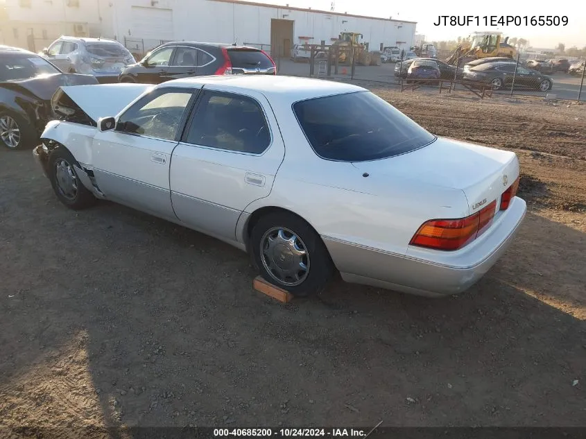 1993 Lexus Ls 400 VIN: JT8UF11E4P0165509 Lot: 40685200