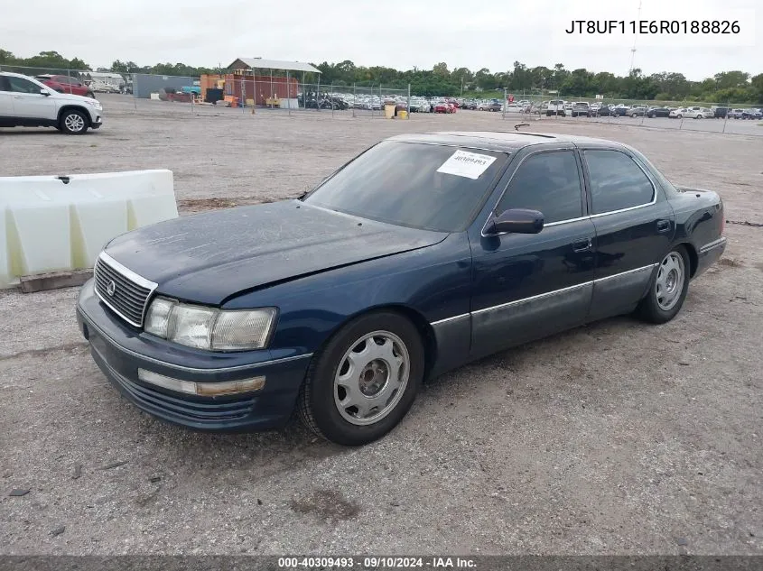 1994 Lexus Ls 400 VIN: JT8UF11E6R0188826 Lot: 40309493