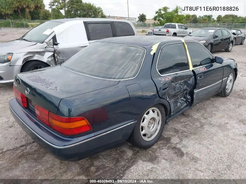 1994 Lexus Ls 400 VIN: JT8UF11E6R0188826 Lot: 40309493