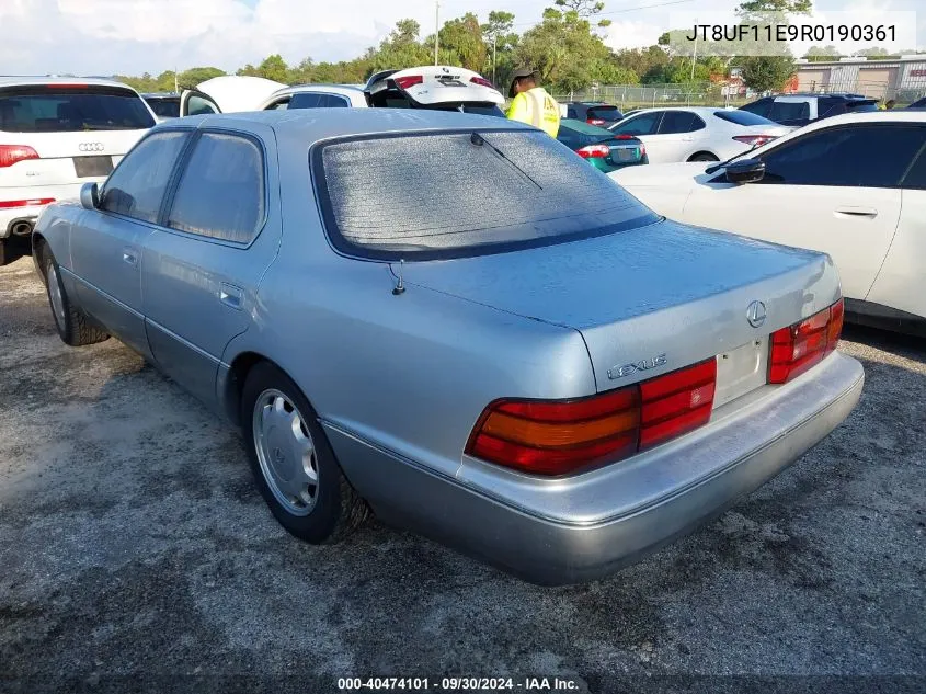 JT8UF11E9R0190361 1994 Lexus Ls 400