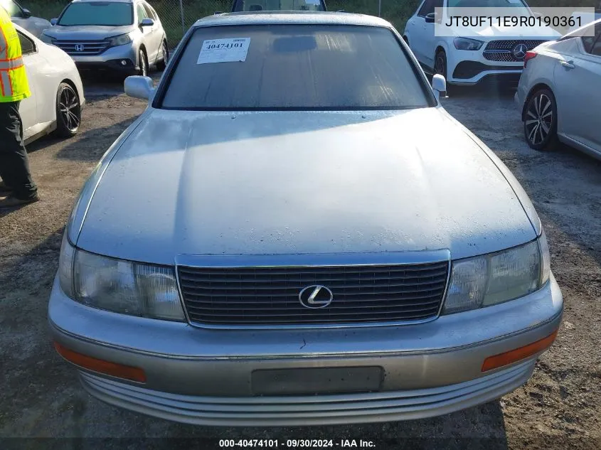 1994 Lexus Ls 400 VIN: JT8UF11E9R0190361 Lot: 40474101