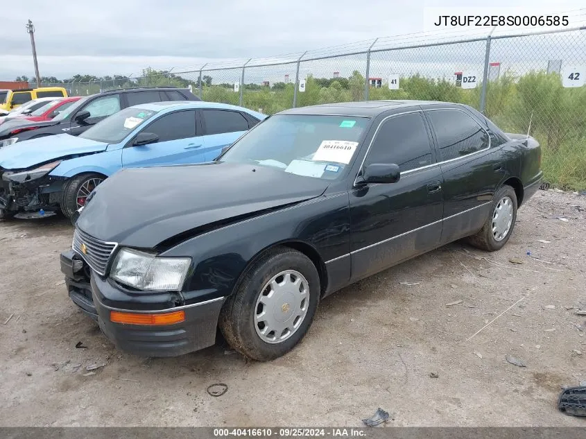 1995 Lexus Ls 400 VIN: JT8UF22E8S0006585 Lot: 40416610