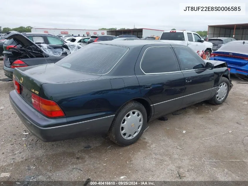 1995 Lexus Ls 400 VIN: JT8UF22E8S0006585 Lot: 40416610