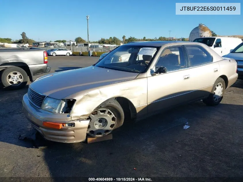 1995 Lexus Ls 400 VIN: JT8UF22E6S0011459 Lot: 40604989