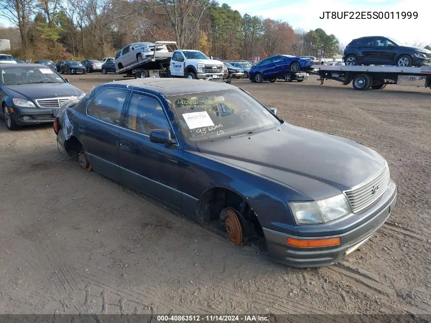 1995 Lexus Ls 400 VIN: JT8UF22E5S0011999 Lot: 40863512