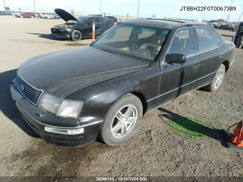 1996 Lexus Ls 400 VIN: JT8BH22F0T0067389 Lot: 30046744