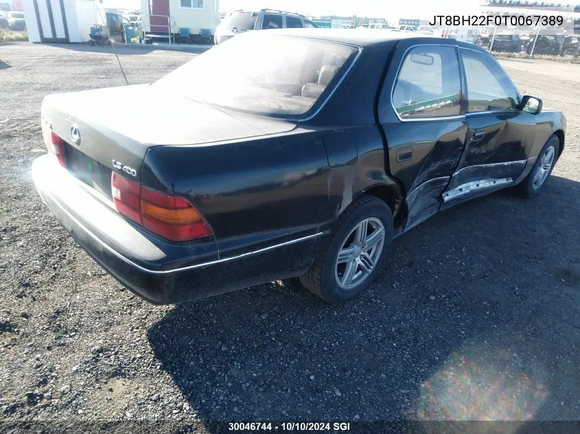 1996 Lexus Ls 400 VIN: JT8BH22F0T0067389 Lot: 30046744