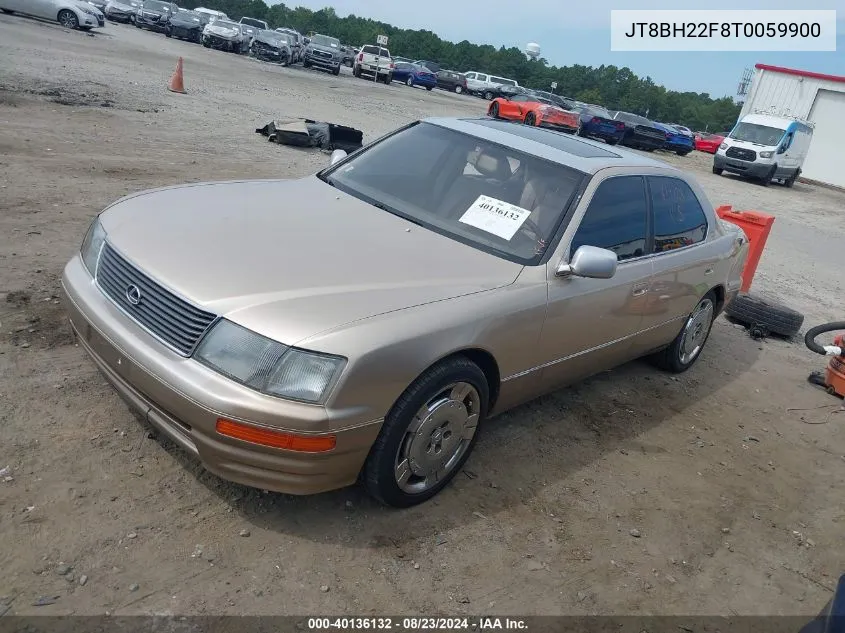 1996 Lexus Ls 400 VIN: JT8BH22F8T0059900 Lot: 40136132