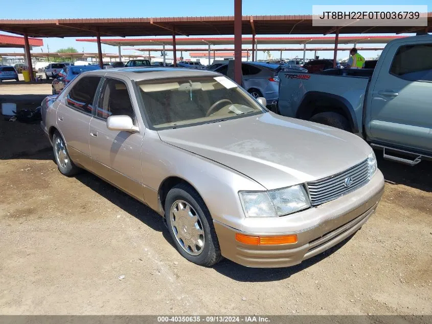 1996 Lexus Ls 400 VIN: JT8BH22F0T0036739 Lot: 40350635