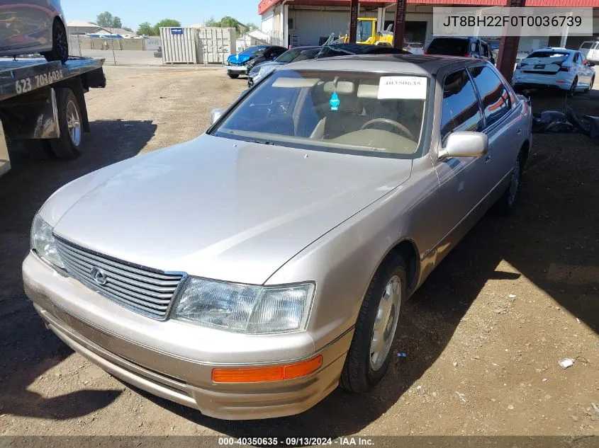 1996 Lexus Ls 400 VIN: JT8BH22F0T0036739 Lot: 40350635