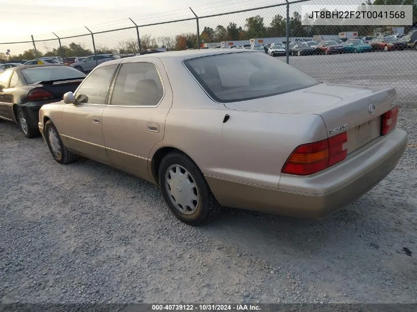 1996 Lexus Ls 400 VIN: JT8BH22F2T0041568 Lot: 40739122