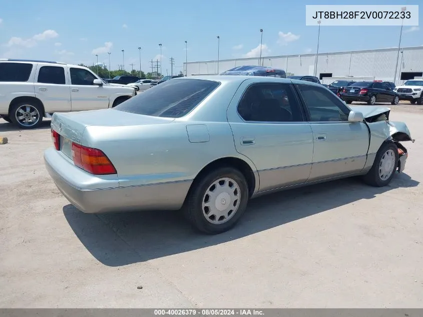 1997 Lexus Ls 400 VIN: JT8BH28F2V0072233 Lot: 40026379