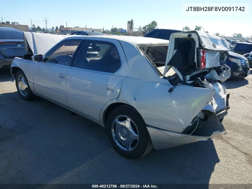 1997 Lexus Ls 400 VIN: JT8BH28F8V0091742 Lot: 40212786