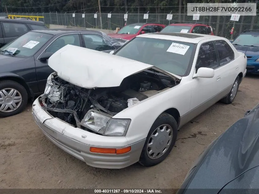 1997 Lexus Ls 400 VIN: JT8BH28F7V0092266 Lot: 40311267