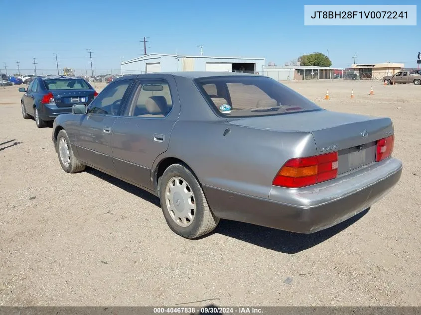 1997 Lexus Ls 400 VIN: JT8BH28F1V0072241 Lot: 40467838