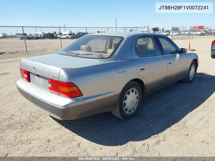 1997 Lexus Ls 400 VIN: JT8BH28F1V0072241 Lot: 40467838