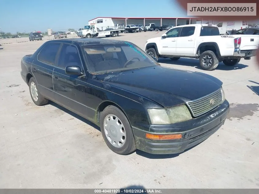 1997 Lexus Ls 400 VIN: JTADH2AFXBOO86915 Lot: 40481920